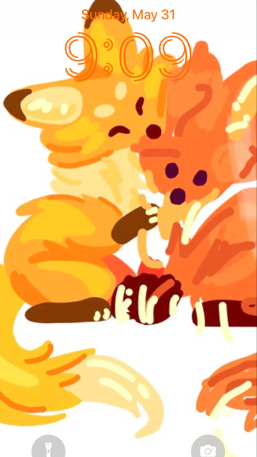 ai character: Foxy background