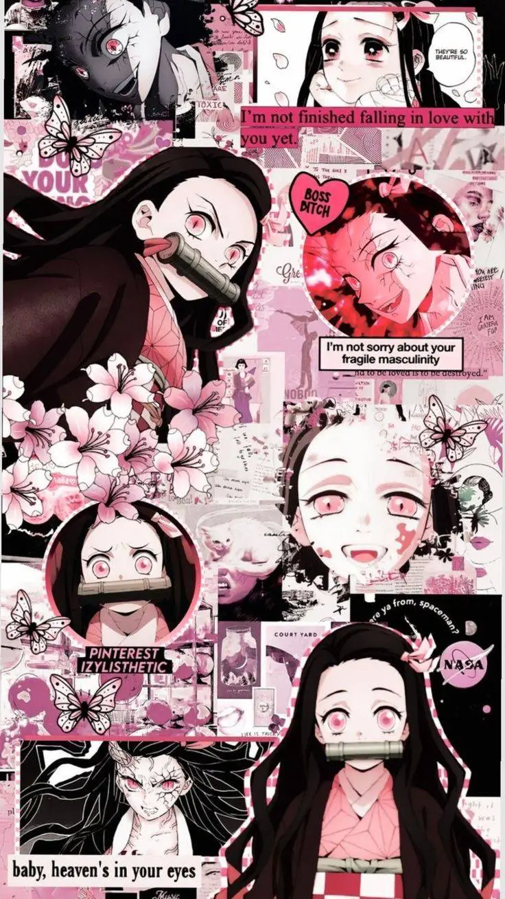 ai character: NEZUKO E TANJIRO☆ background