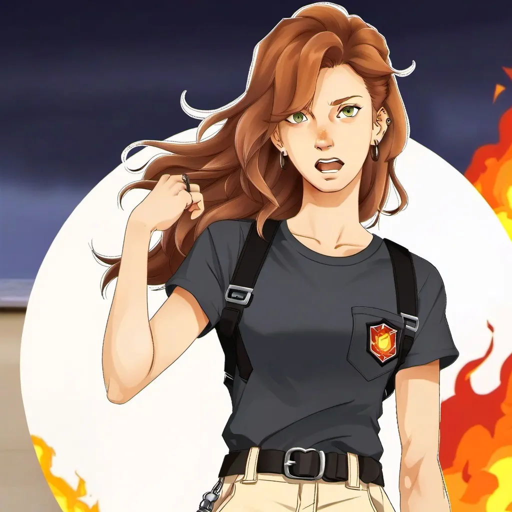 chat with ai character: fire fighter pearl
