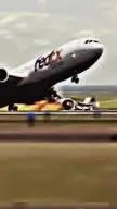 ai character: fedex flight 80 background