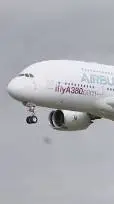 ai character: a380 plane background