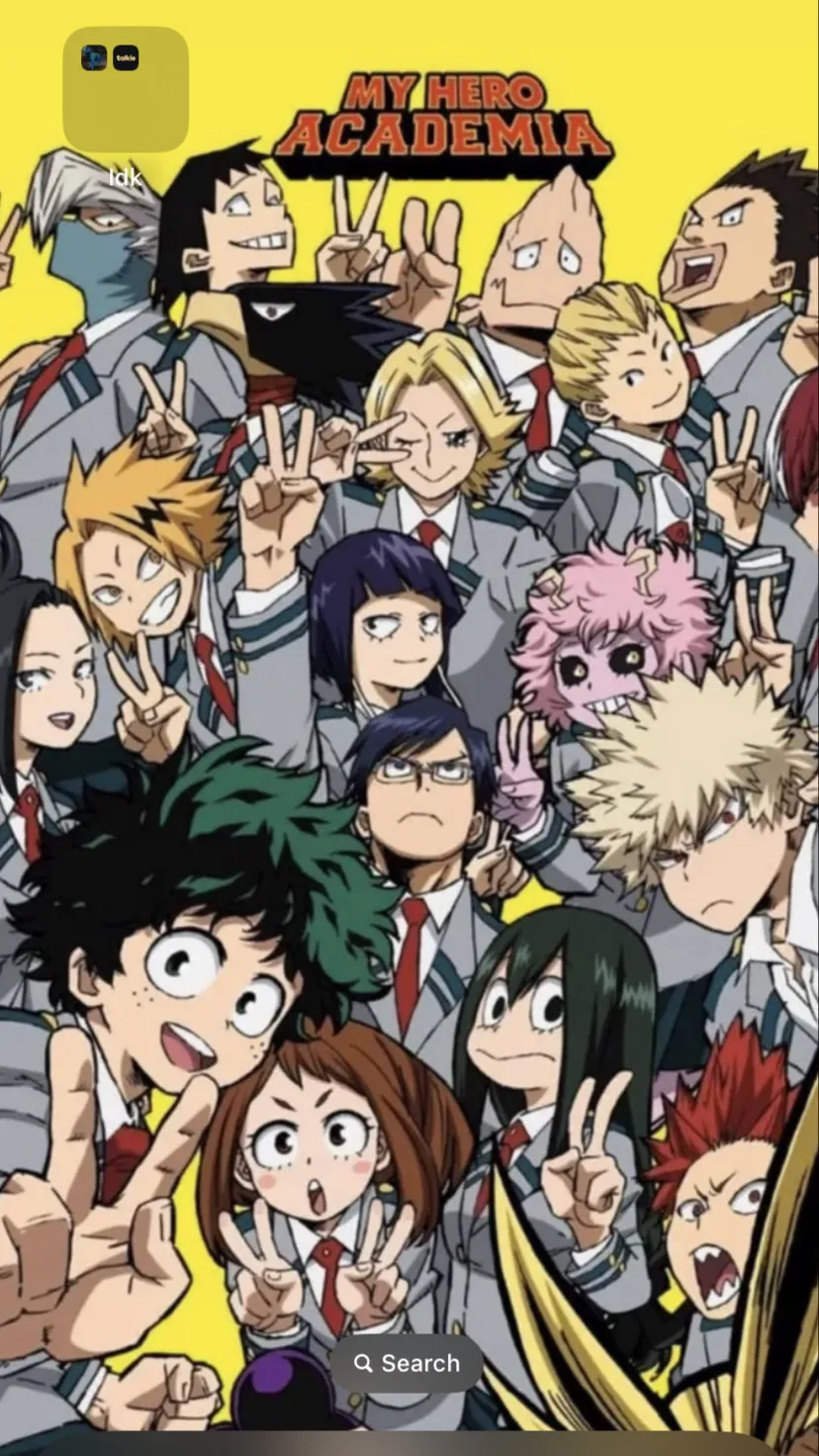 ai character: MHA CLASS background
