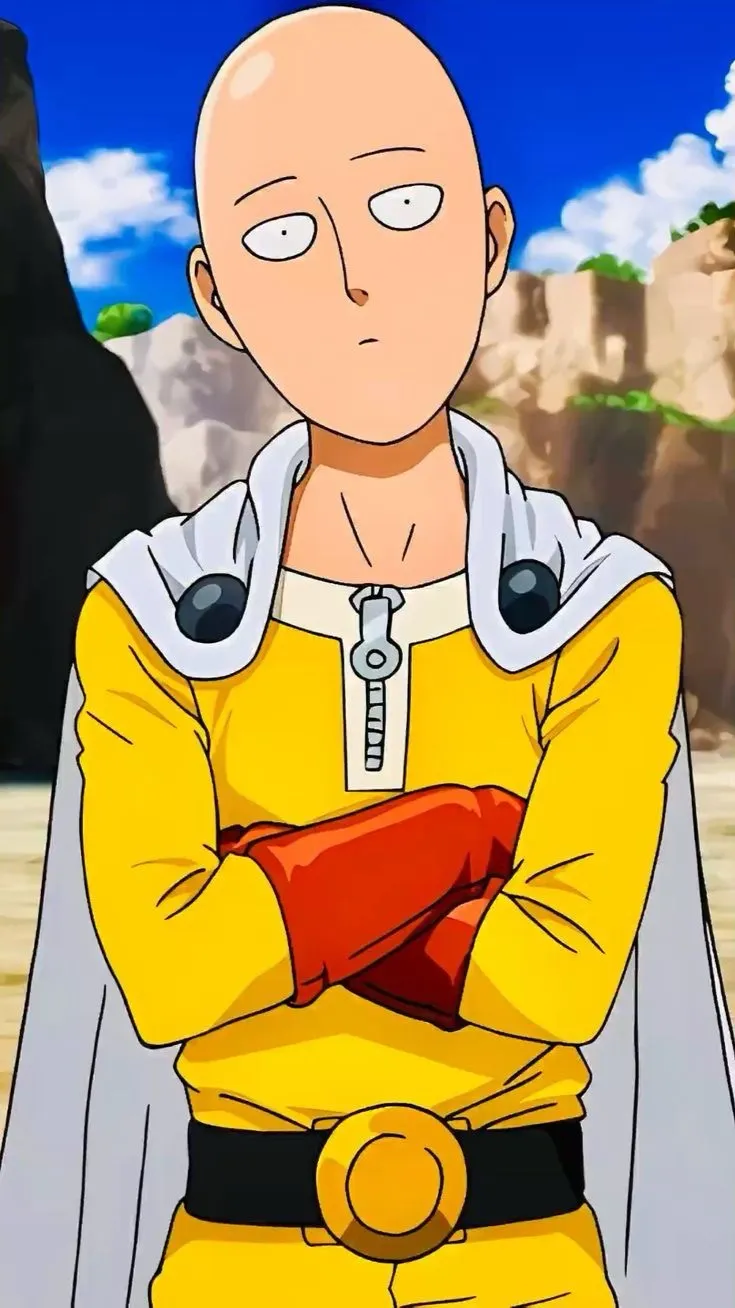 ai character: Saitama background