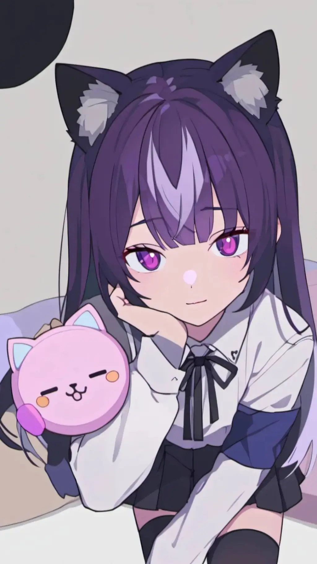 ai character: 🐱Sekimane🐱 background