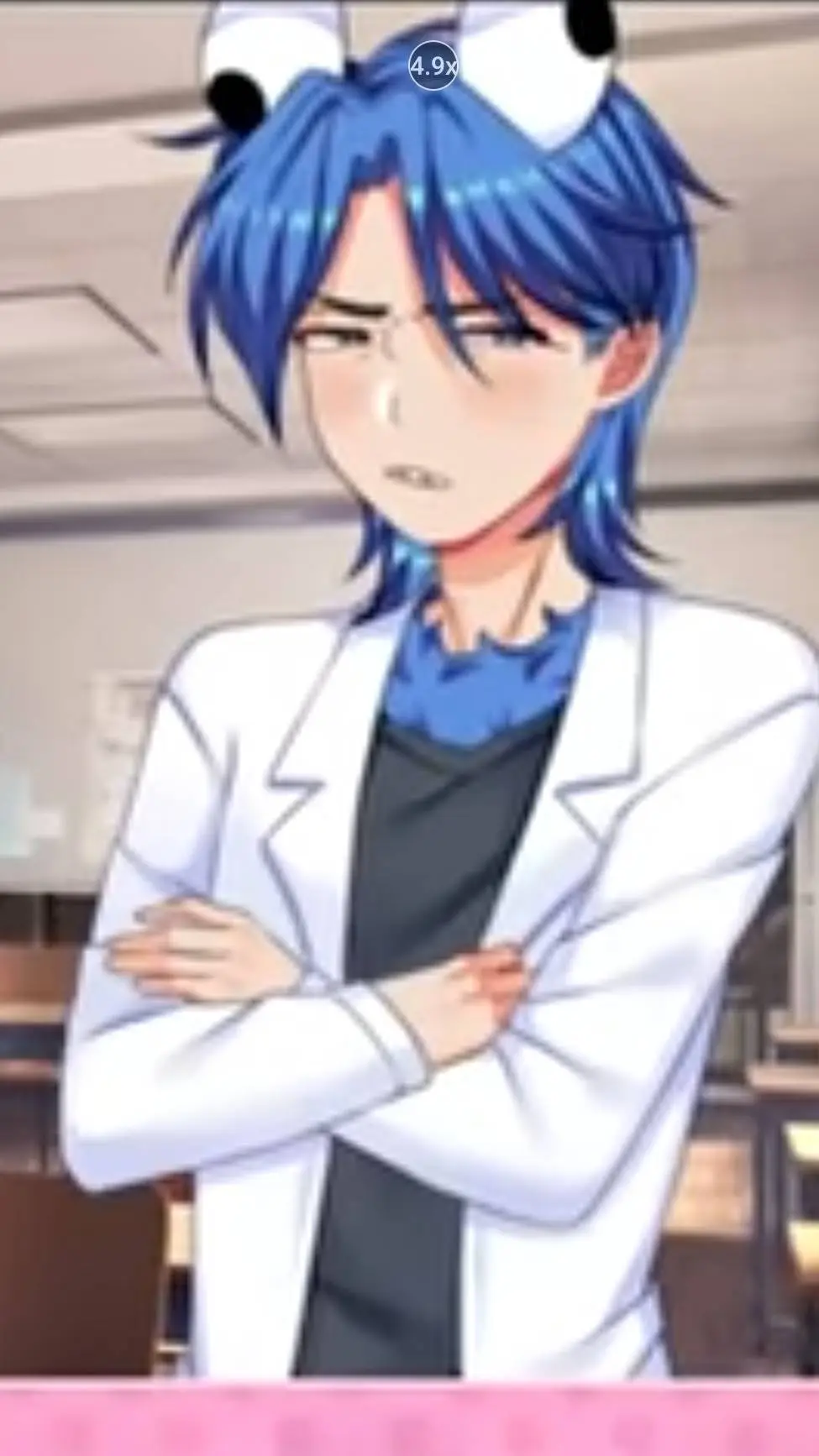 ai character: Mimi doki doki background
