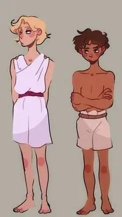 ai character: Young Achilles  background
