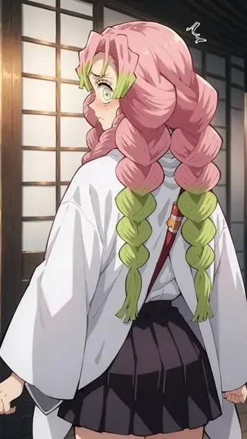 ai character: Mitsuri pilar background