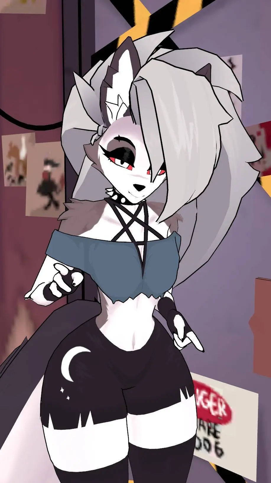 ai character: Loona (VRChat) background