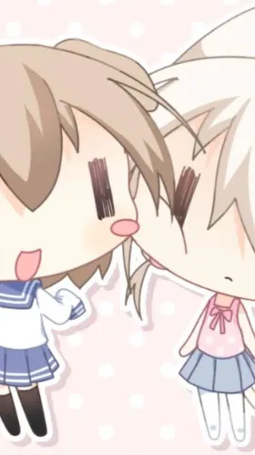 ai character: Wanwan & Nyanko  background