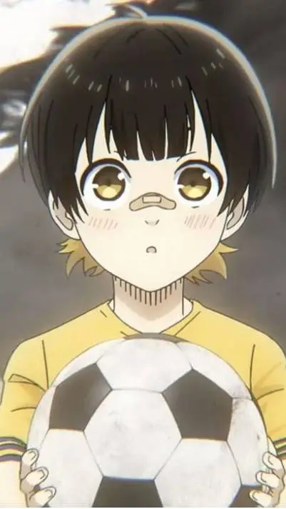 ai character: Bachira pequeño  background