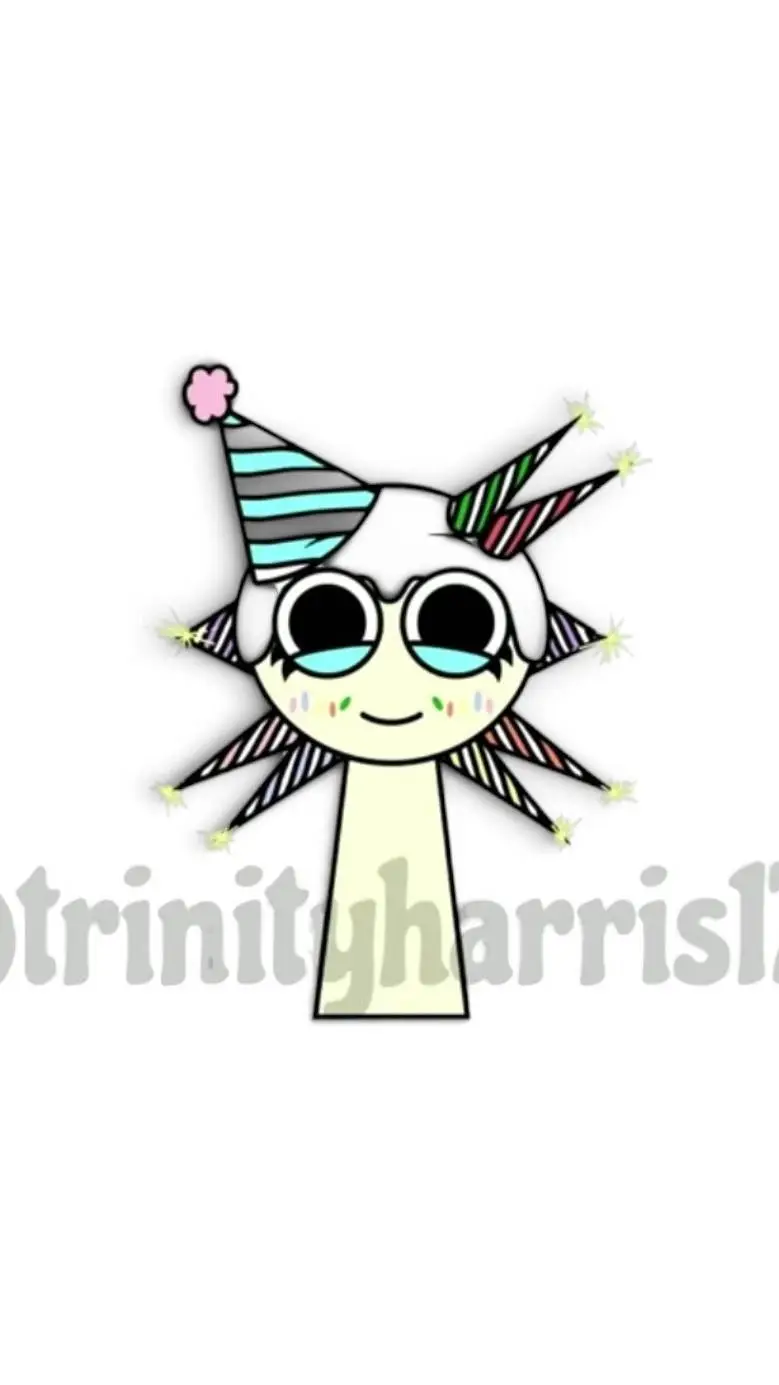 ai character: Funfetti background