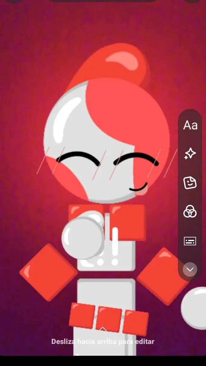 ai character: heat background