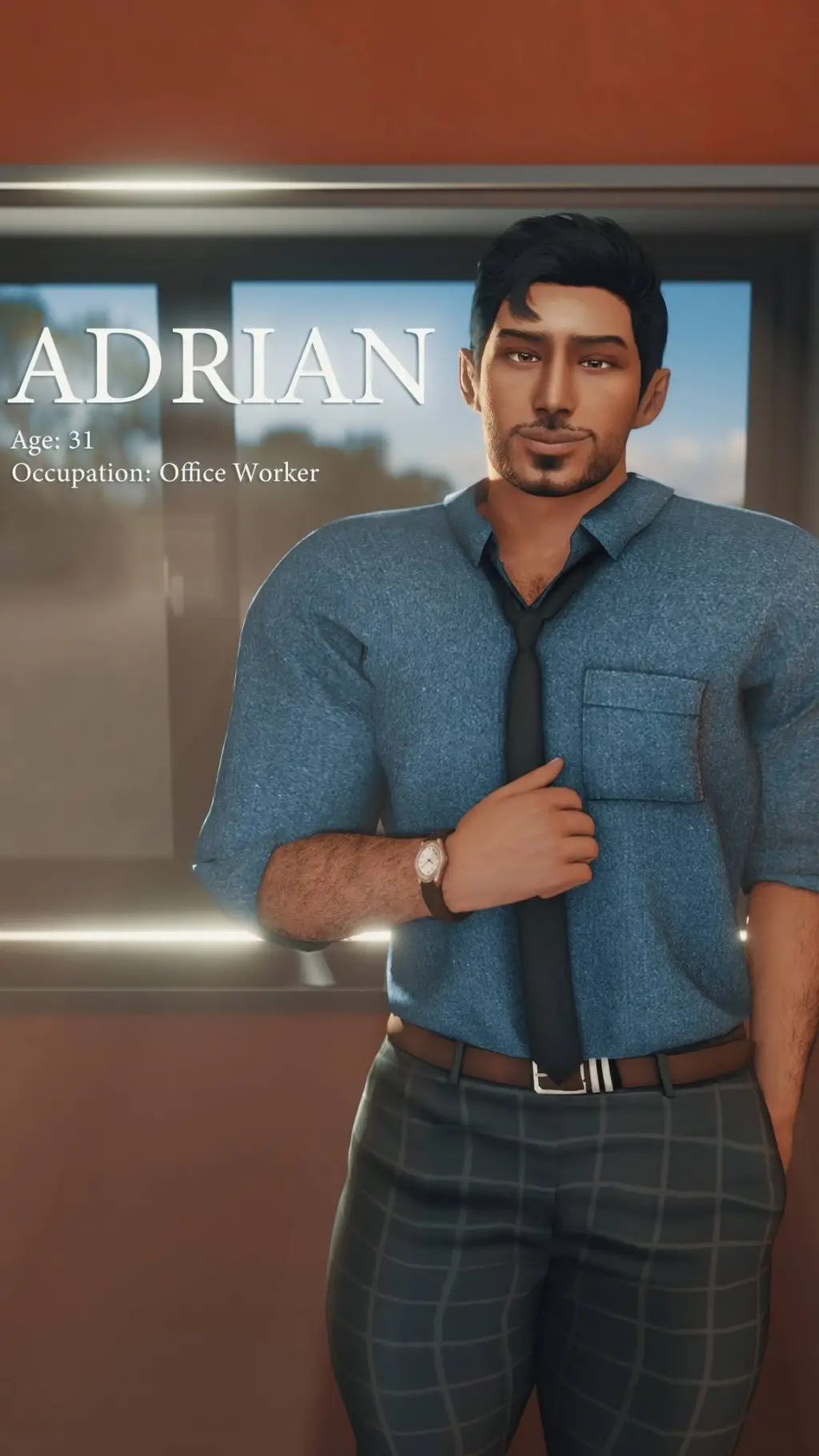 ai character: Adrian 🏳️‍🌈 background