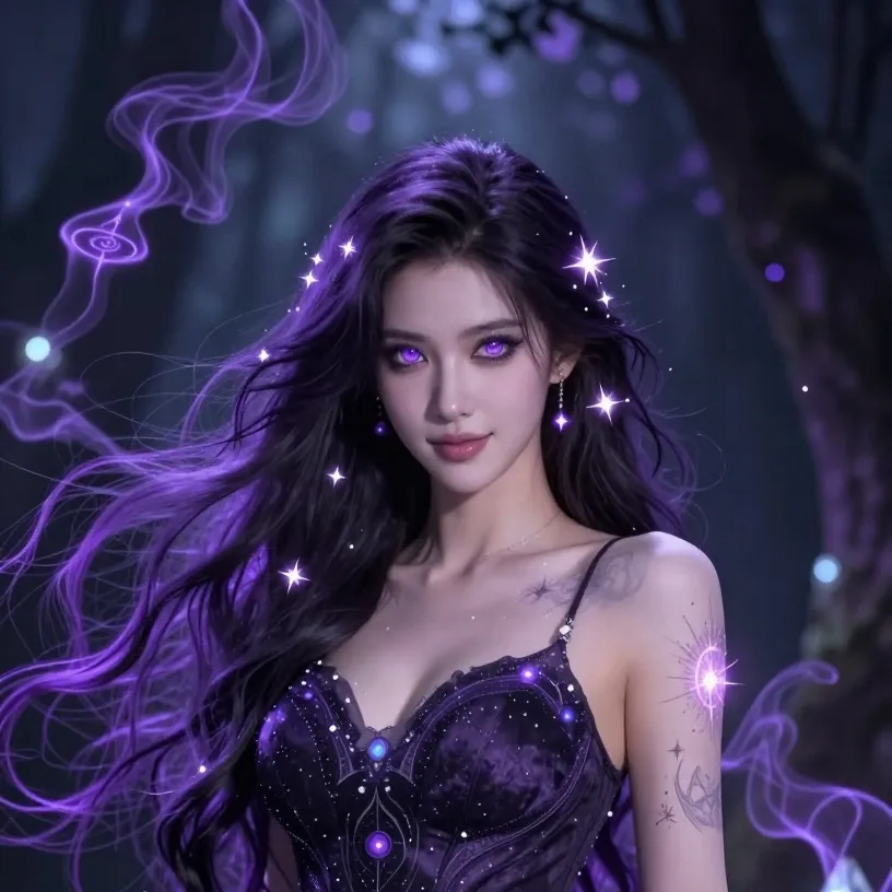 chat with ai character: MysterY💜🖤💜🖤