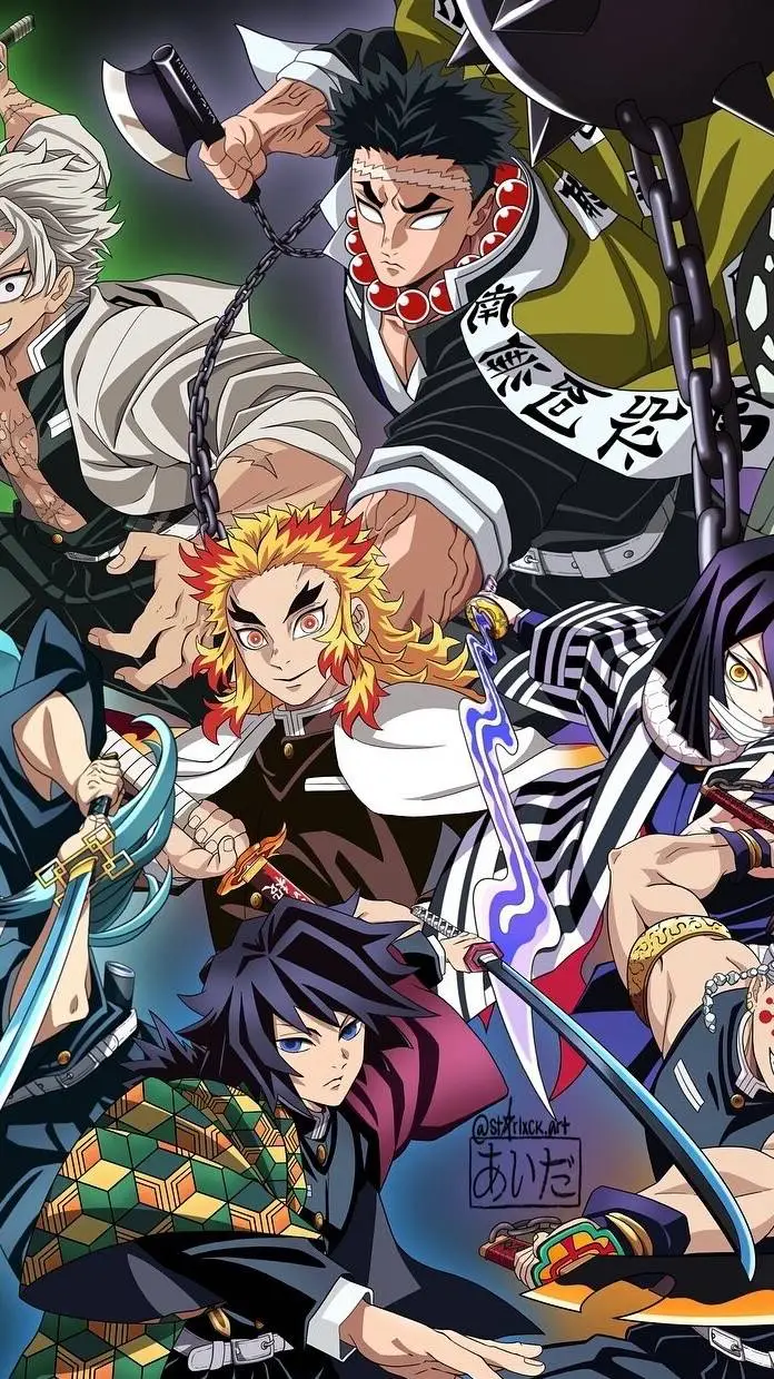ai character: The Hashira  background