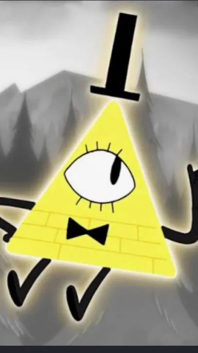 ai character: Bill cipher background