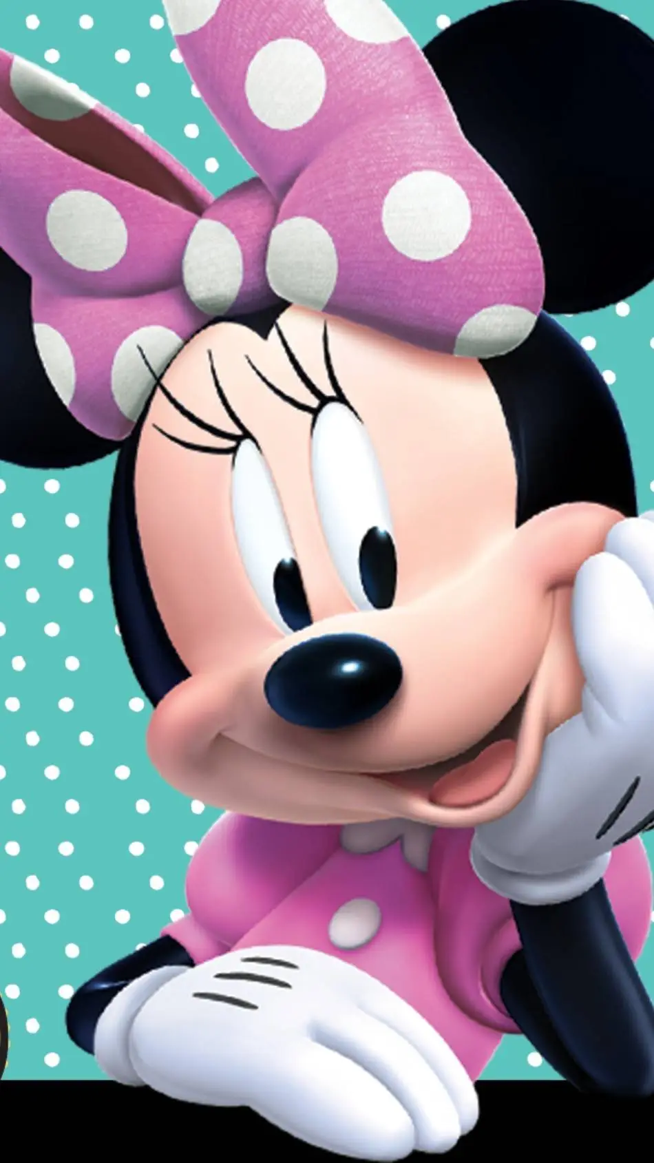 ai character: Minnie mouse  background