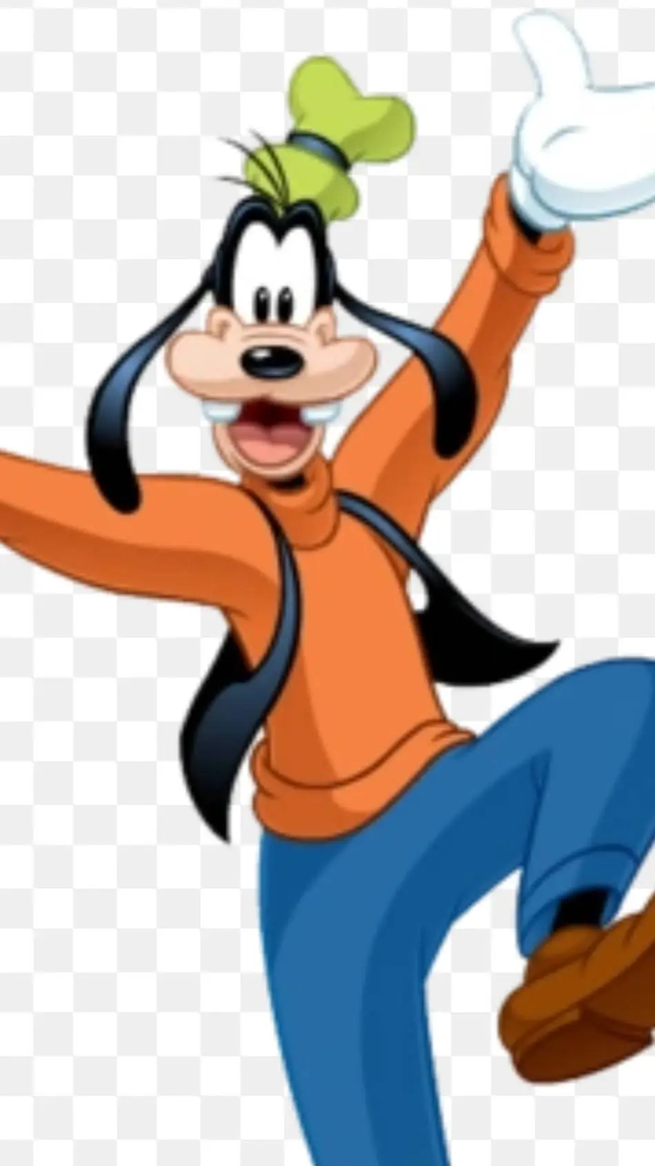 ai character: goofy background