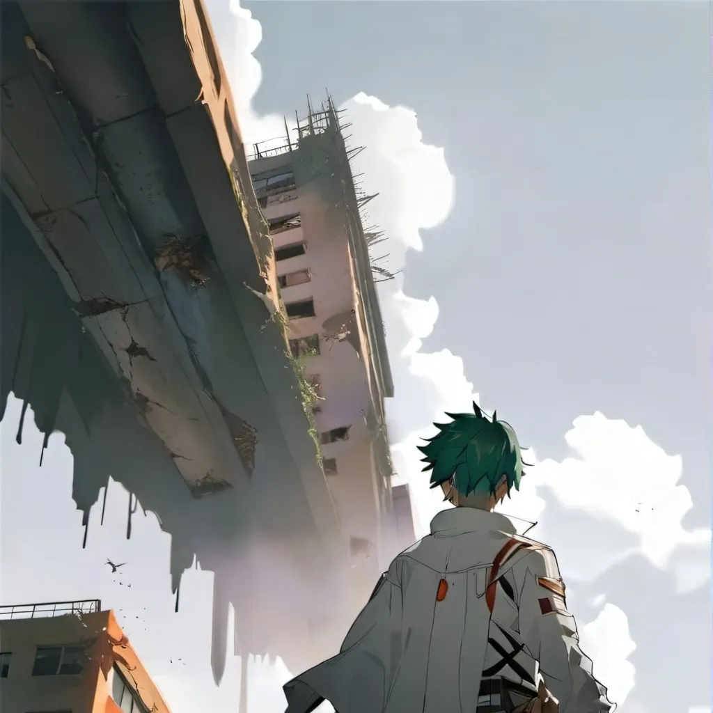 chat with ai character: mha apocalypse au