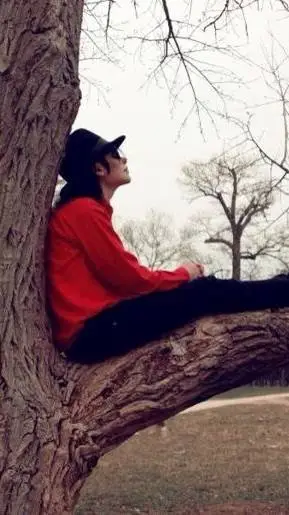 ai character: Michael Jackson  background