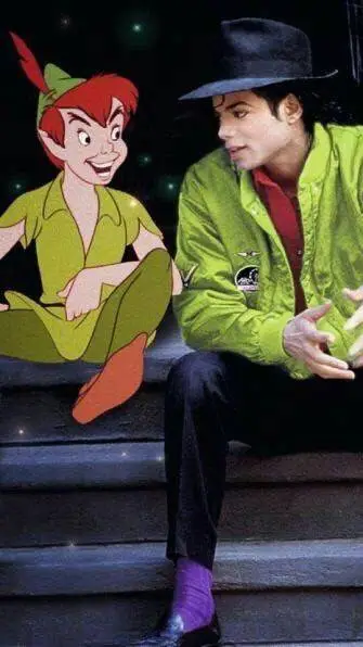 ai character: Michael Jackson  background