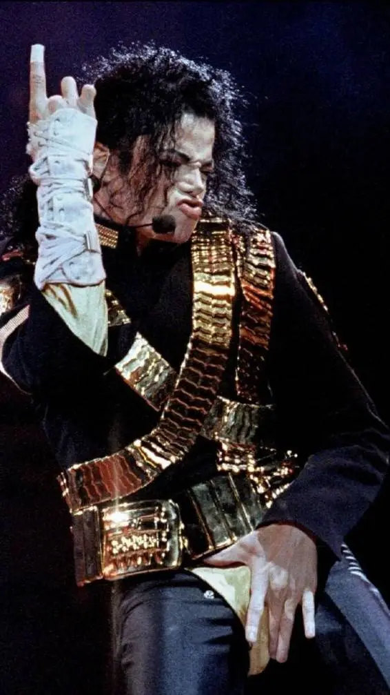 ai character: Michael Jackson  background