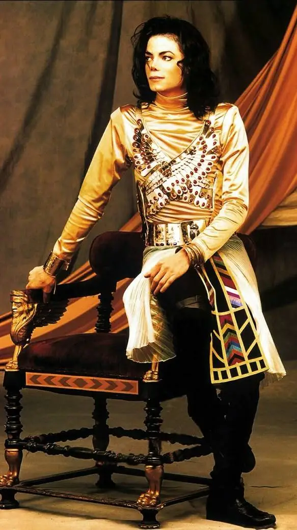 ai character: Michael Jackson  background