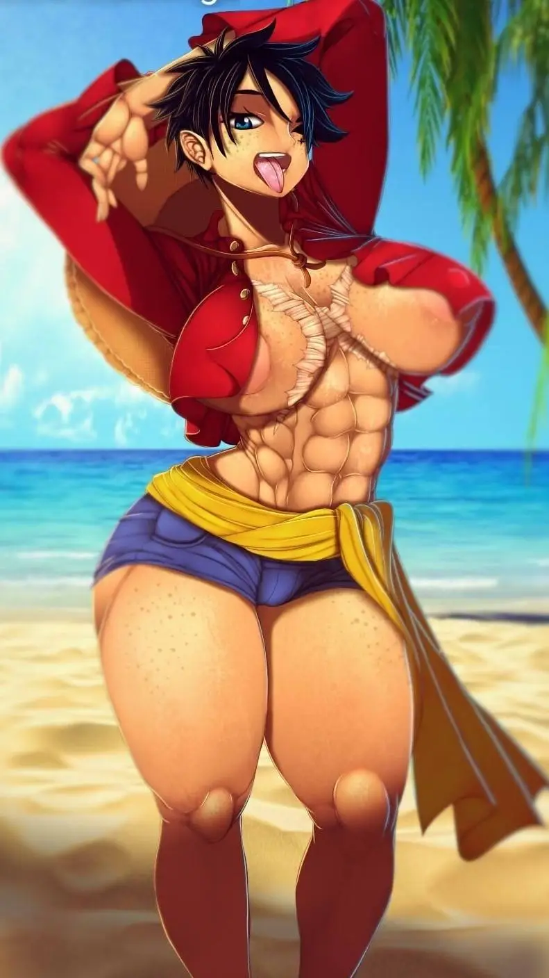 ai character: luffy background