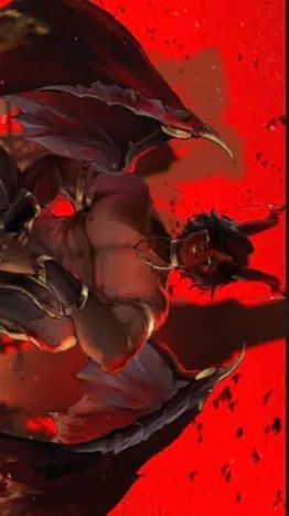 ai character: 👑demon king👑  background