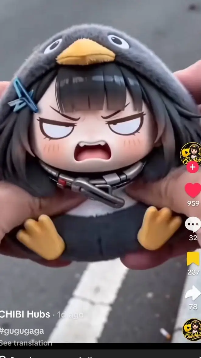 ai character: Gugu gaga background