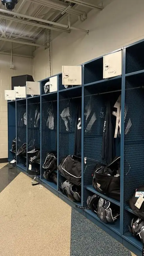ai character: BOYS LOCKER ROOM background