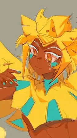 ai character: Golden Cheese background