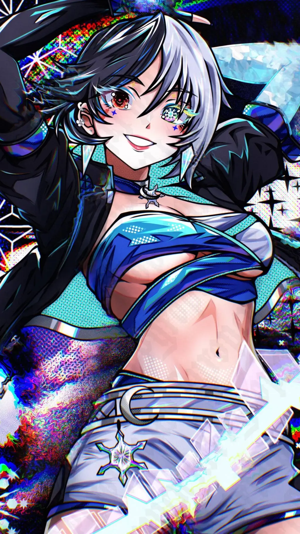 ai character: Luna Snow background