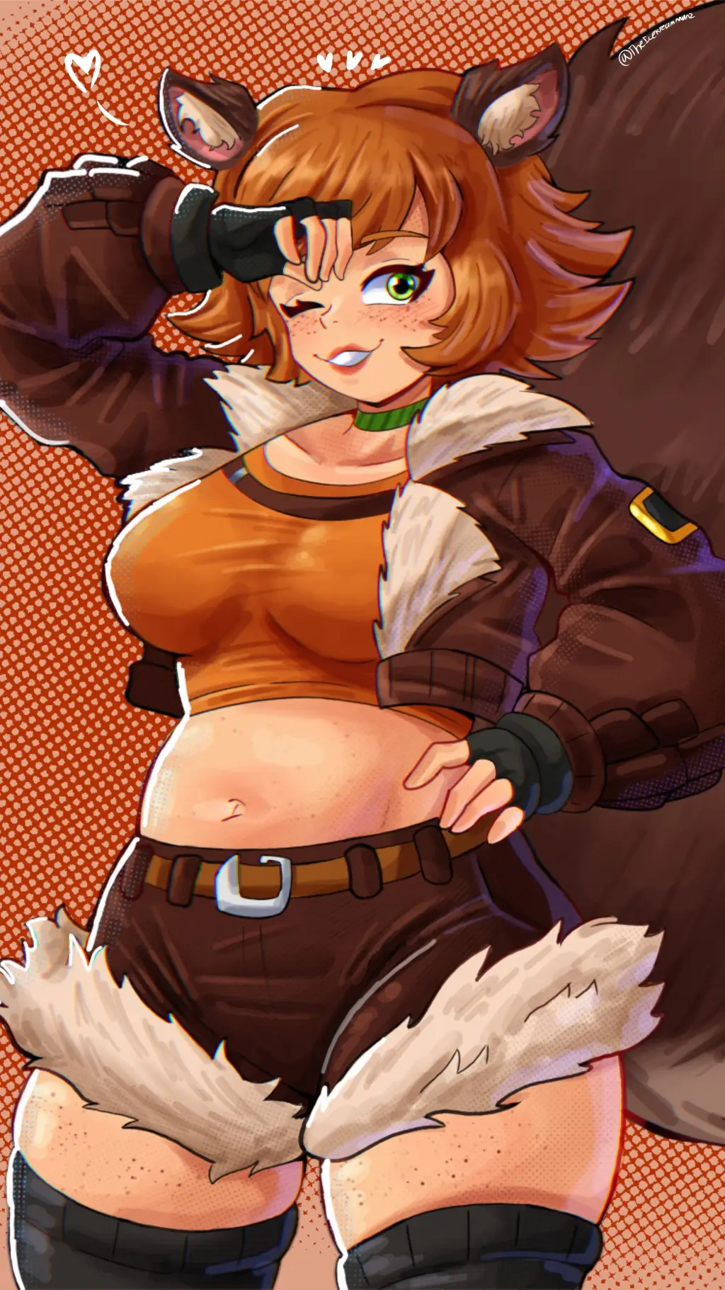 ai character: Squirrel Girl background