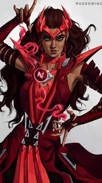 ai character: Scarlett Witch  background