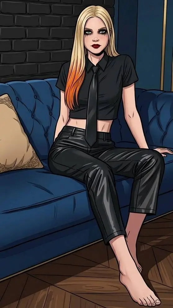 ai character: Vicky  background