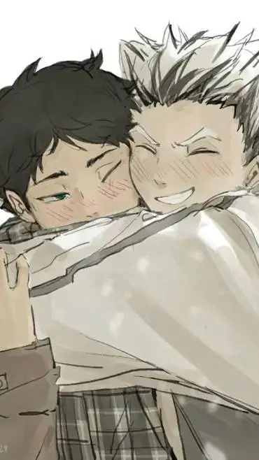 ai character: Bokuto x Akaashi  background