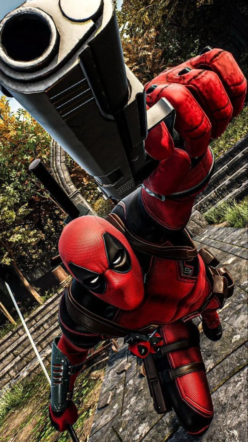 ai character: Deadpool  background