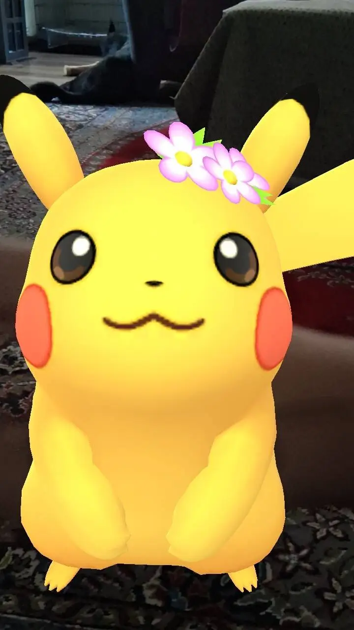 ai character: Pikachu background