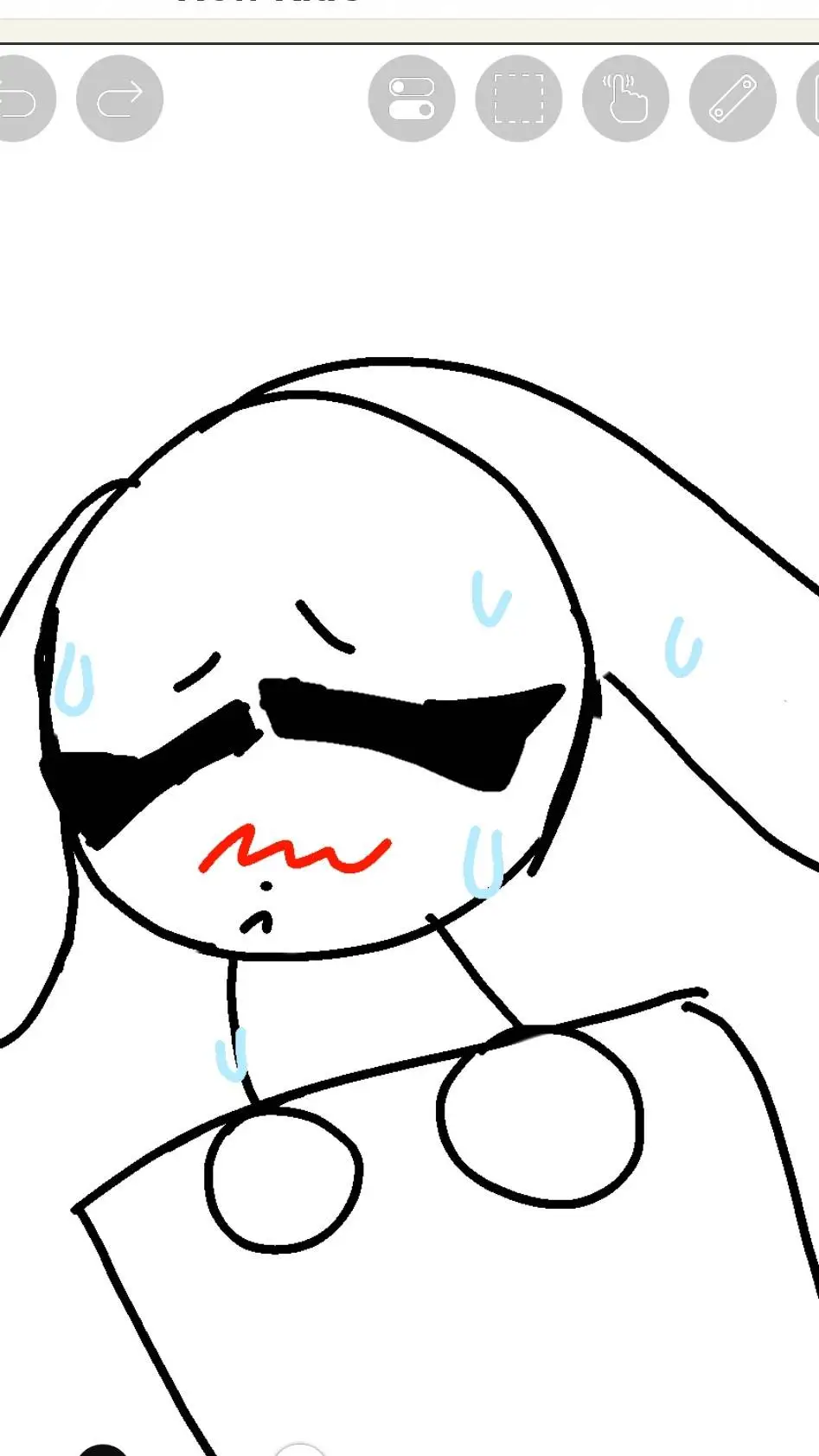ai character: bun bun is sick background