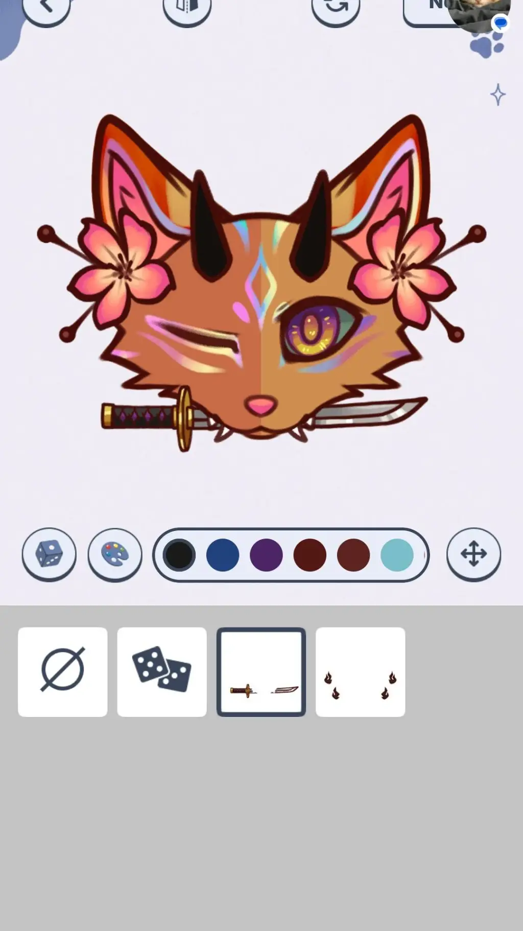 ai character: Dandys world background