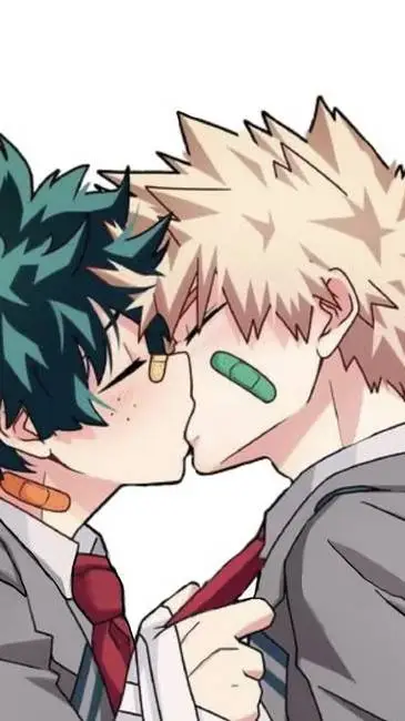 ai character: 💚🧡 bakudeku 🧡💚 background
