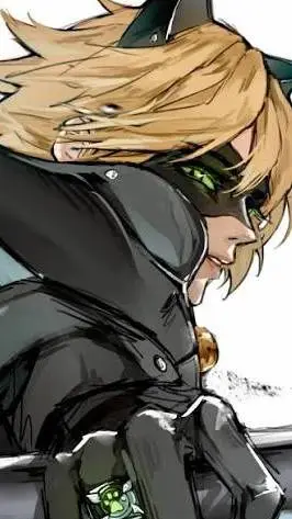 ai character: CAT NOIR 🖤 background