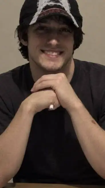 ai character: Evan Myers  background