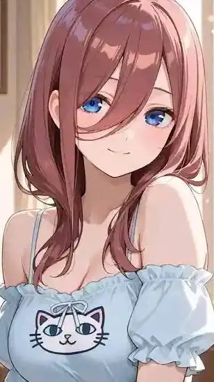 ai character: Miku nakano background