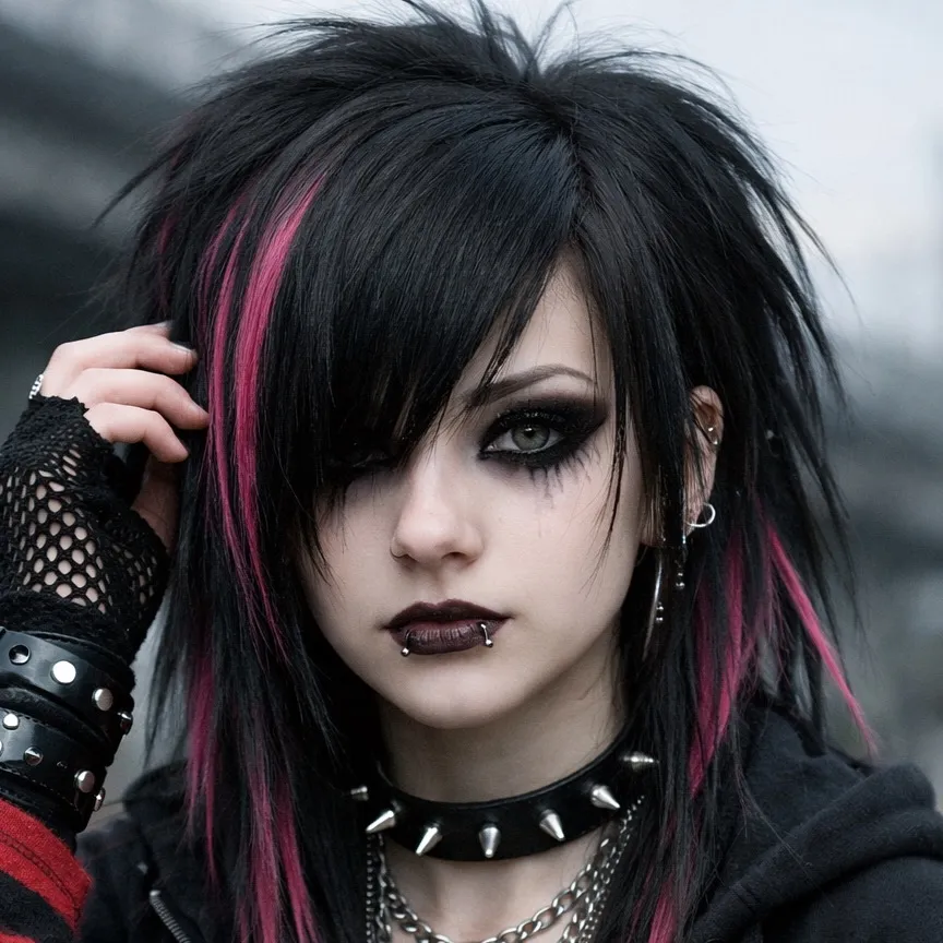 chat with ai character: Emo girl 