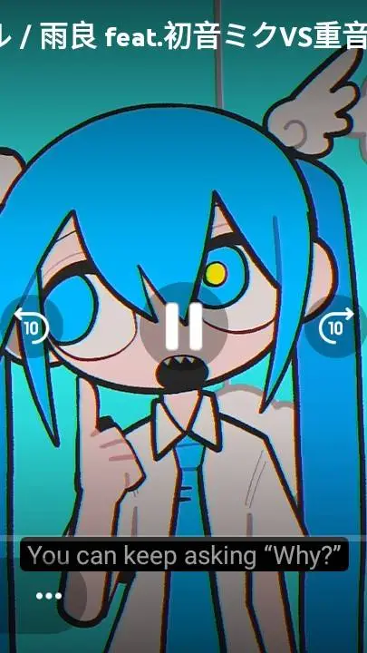 ai character: miku background