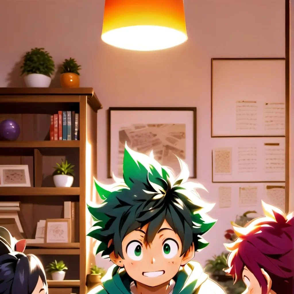 chat with ai character: mha game night