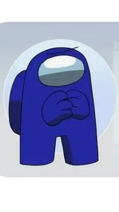 ai character: blue (Rodamrix) background