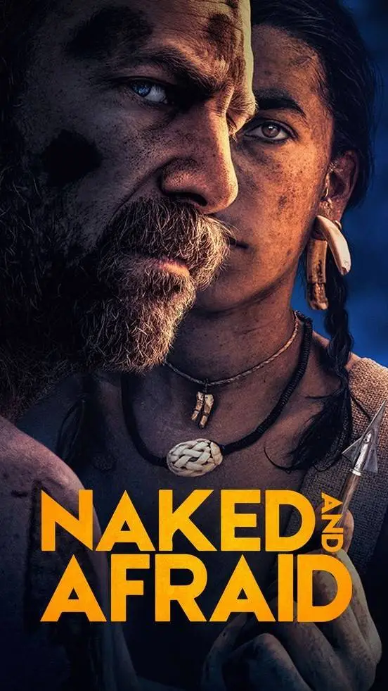 ai character: naked and afraid  background